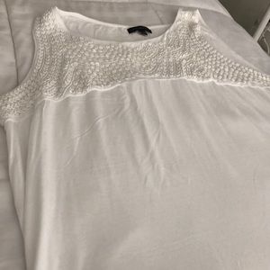 Plus size  22/24 LB white tank top style shirt .
